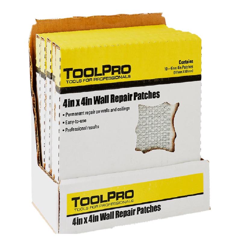 ToolPro TP04740 Drywall Repair Patch, 10 Pack | paint, applicators ...